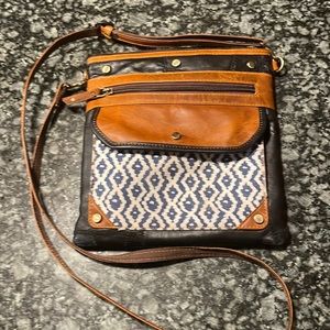 Vaan &‎ Co crossbody leather bag